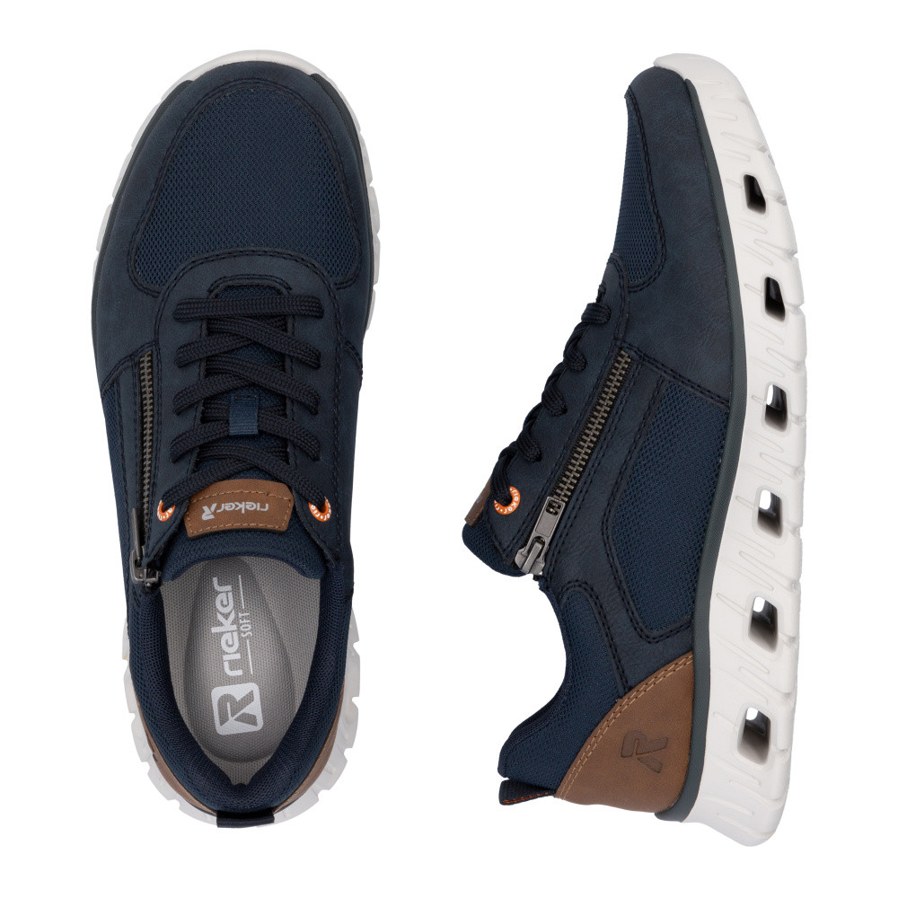 detail Pánské tenisky RIEKER 04301-14 modrá S5