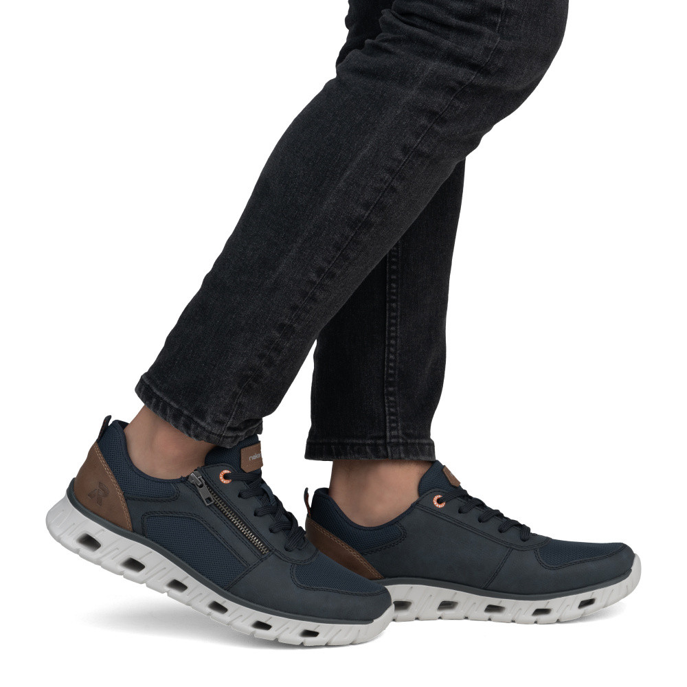 detail Pánské tenisky RIEKER 04301-14 modrá S5