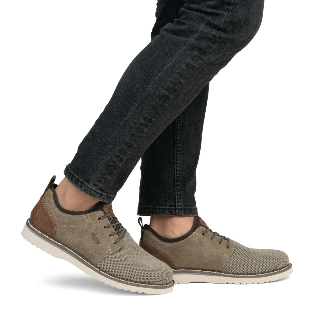 detail Pánské polobotky RIEKER 04550-64 béžová S5