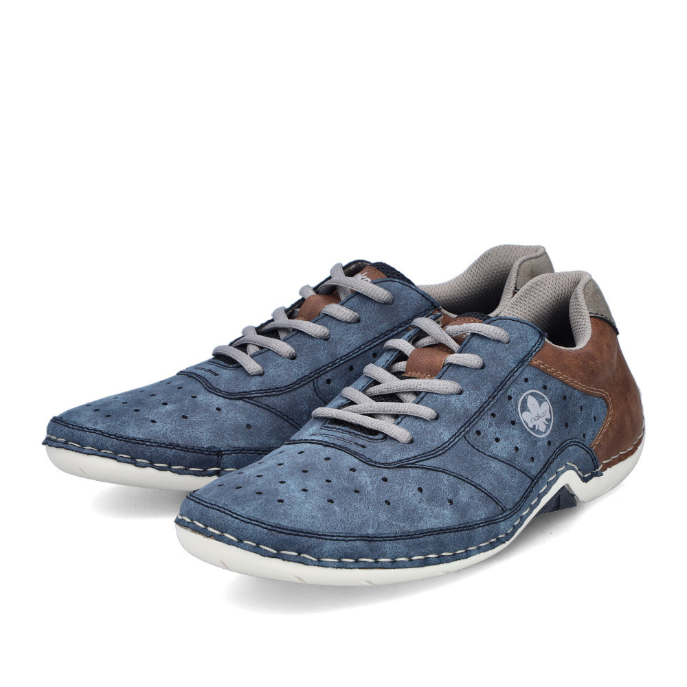 detail Pánske poltopánky RIEKER 07506-16 modrá S5