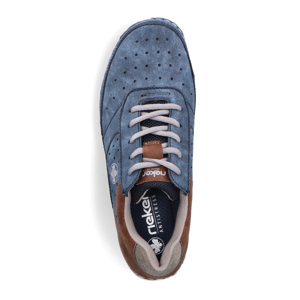 detail Pánske poltopánky RIEKER 07506-16 modrá S5