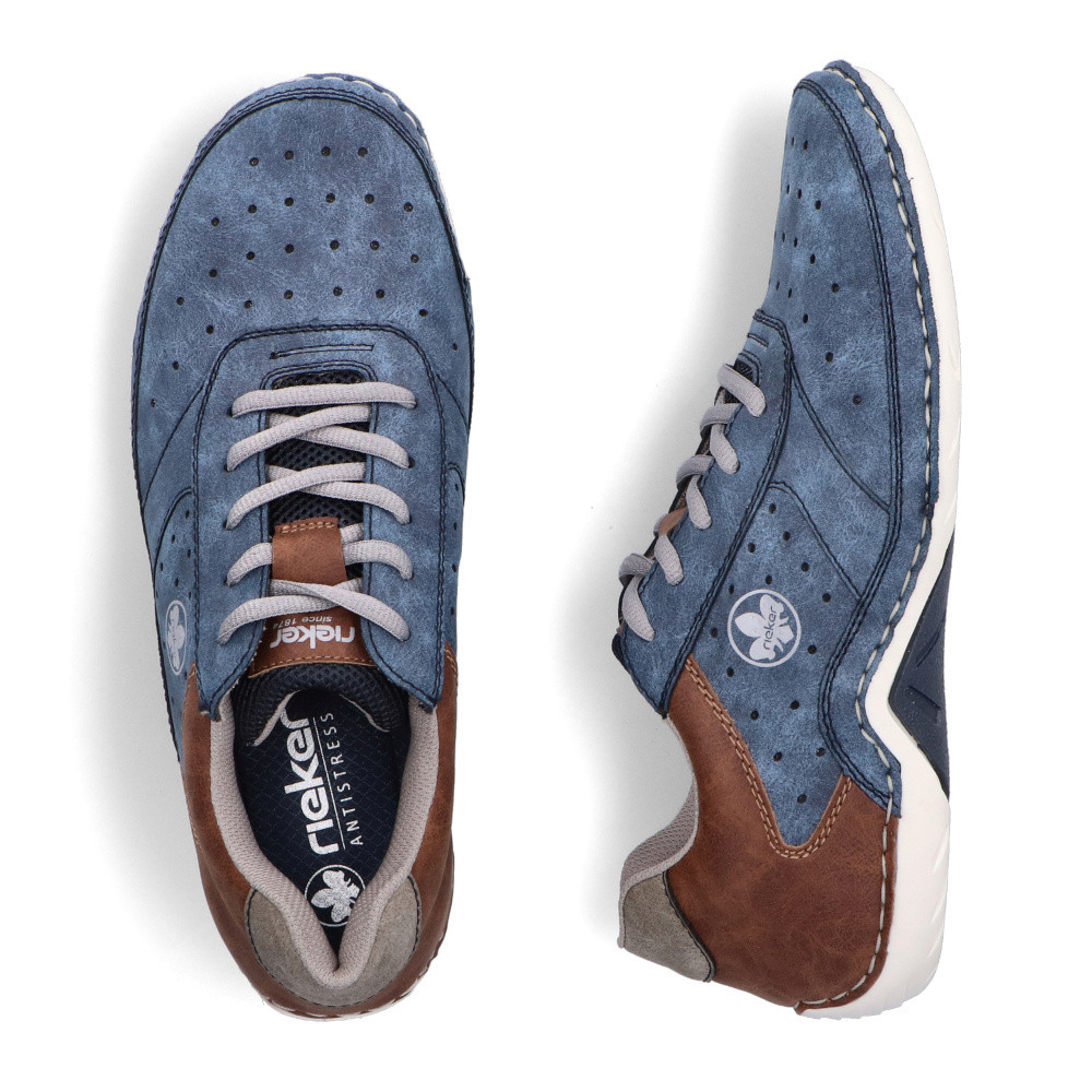 detail Pánske poltopánky RIEKER 07506-16 modrá S5