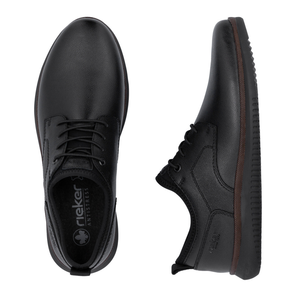 detail Pánské polobotky RIEKER 10451-00 černá S5