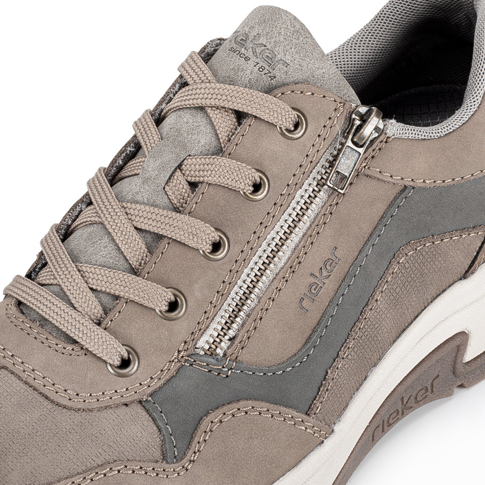 detail Pánské polobotky RIEKER 11001-26 hnědá S5