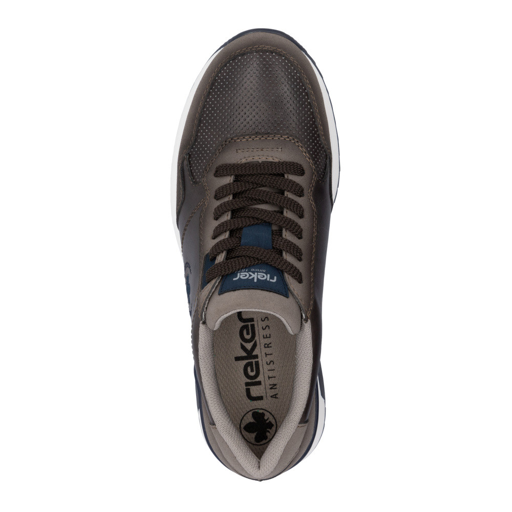 detail Pánské polobotky RIEKER 16135-25 hnědá S5