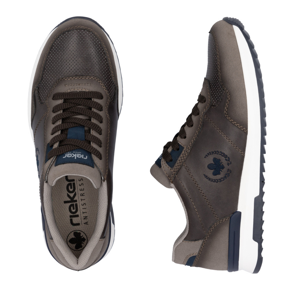 detail Pánské polobotky RIEKER 16135-25 hnědá S5