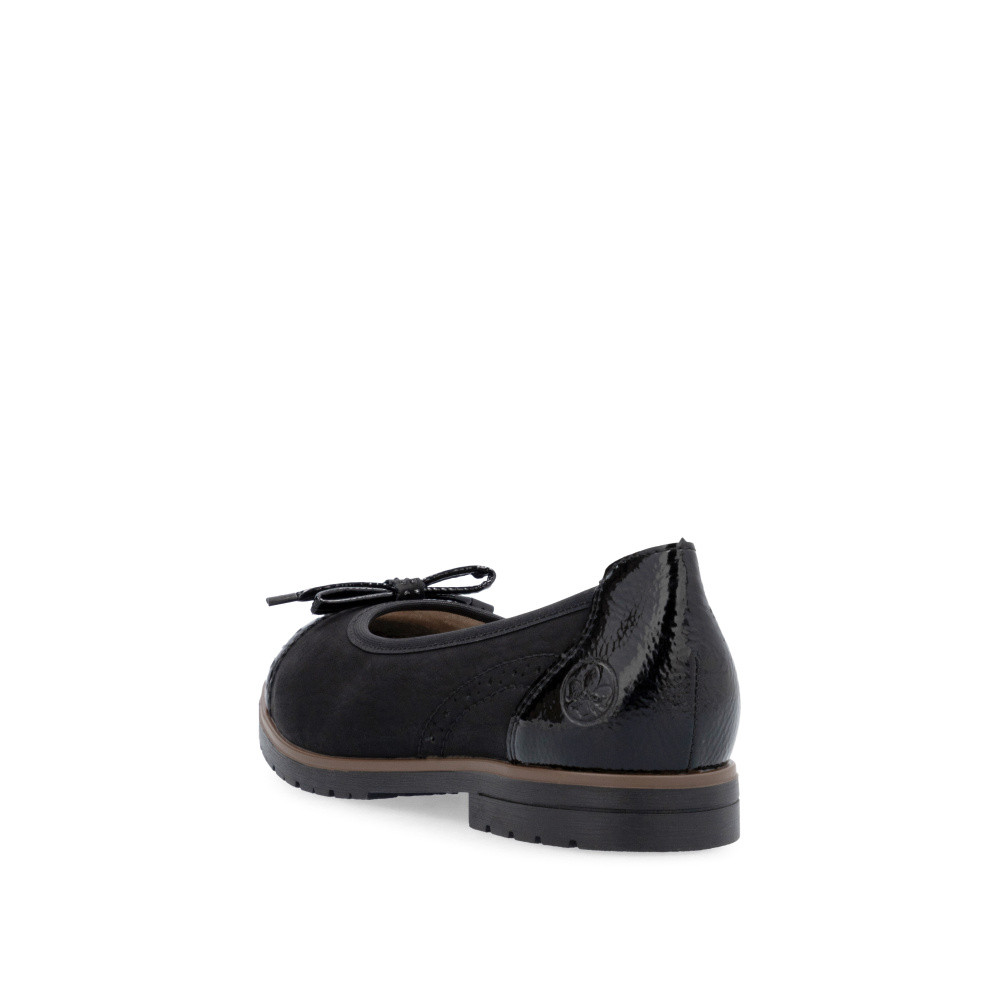 detail Dámské baleríny RIEKER 45358-00 černá W5