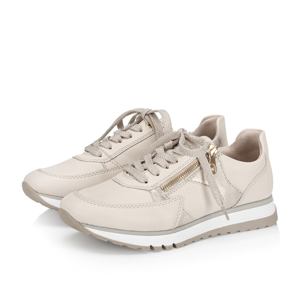 detail Dámské tenisky RIEKER 49010-60 béžová S5