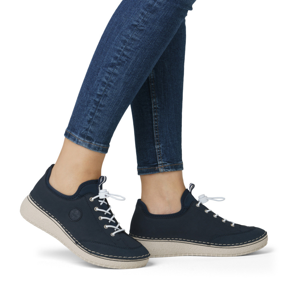 detail Dámské tenisky RIEKER 50958-15 modrá S5