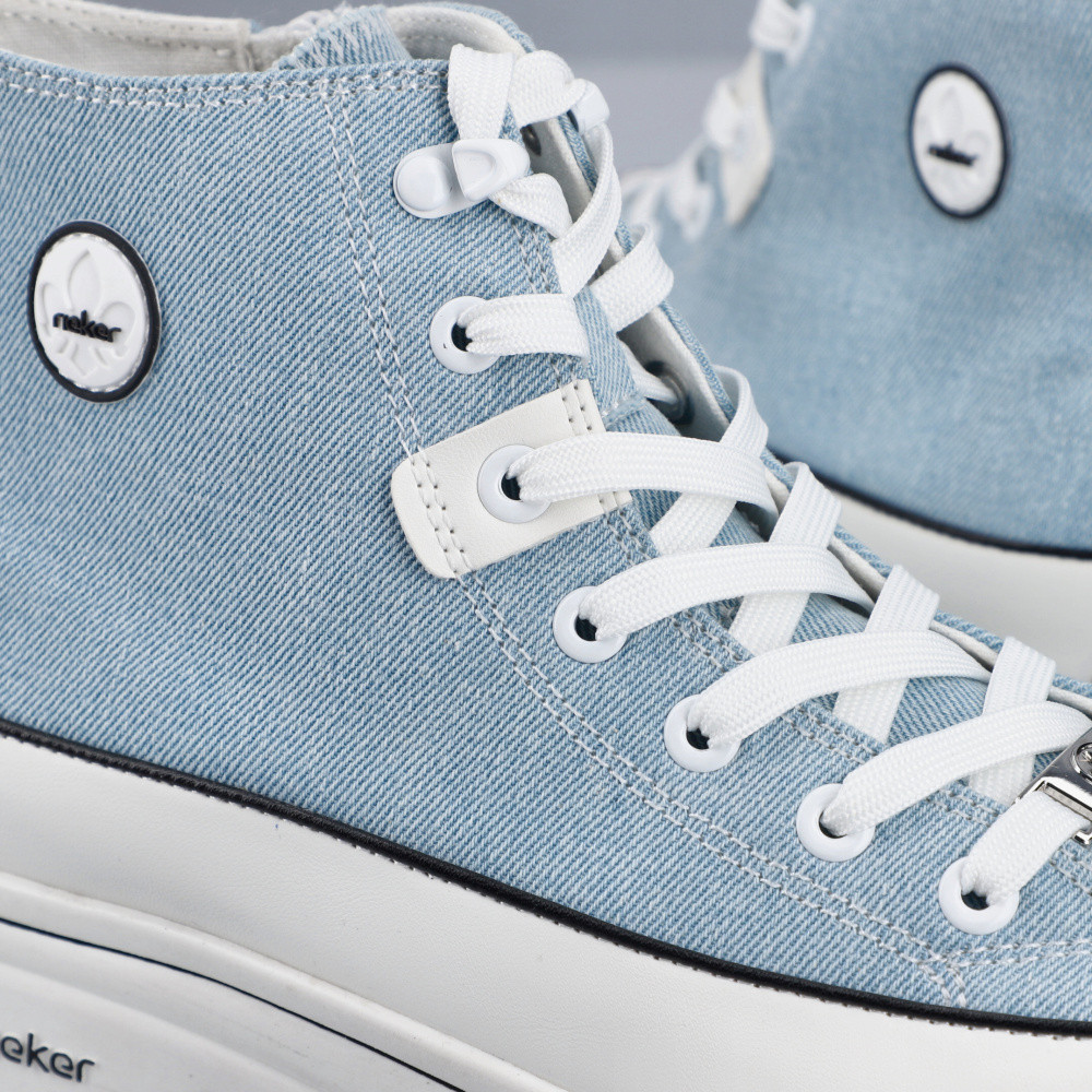 detail Dámské tenisky RIEKER 90010-10 modrá S5