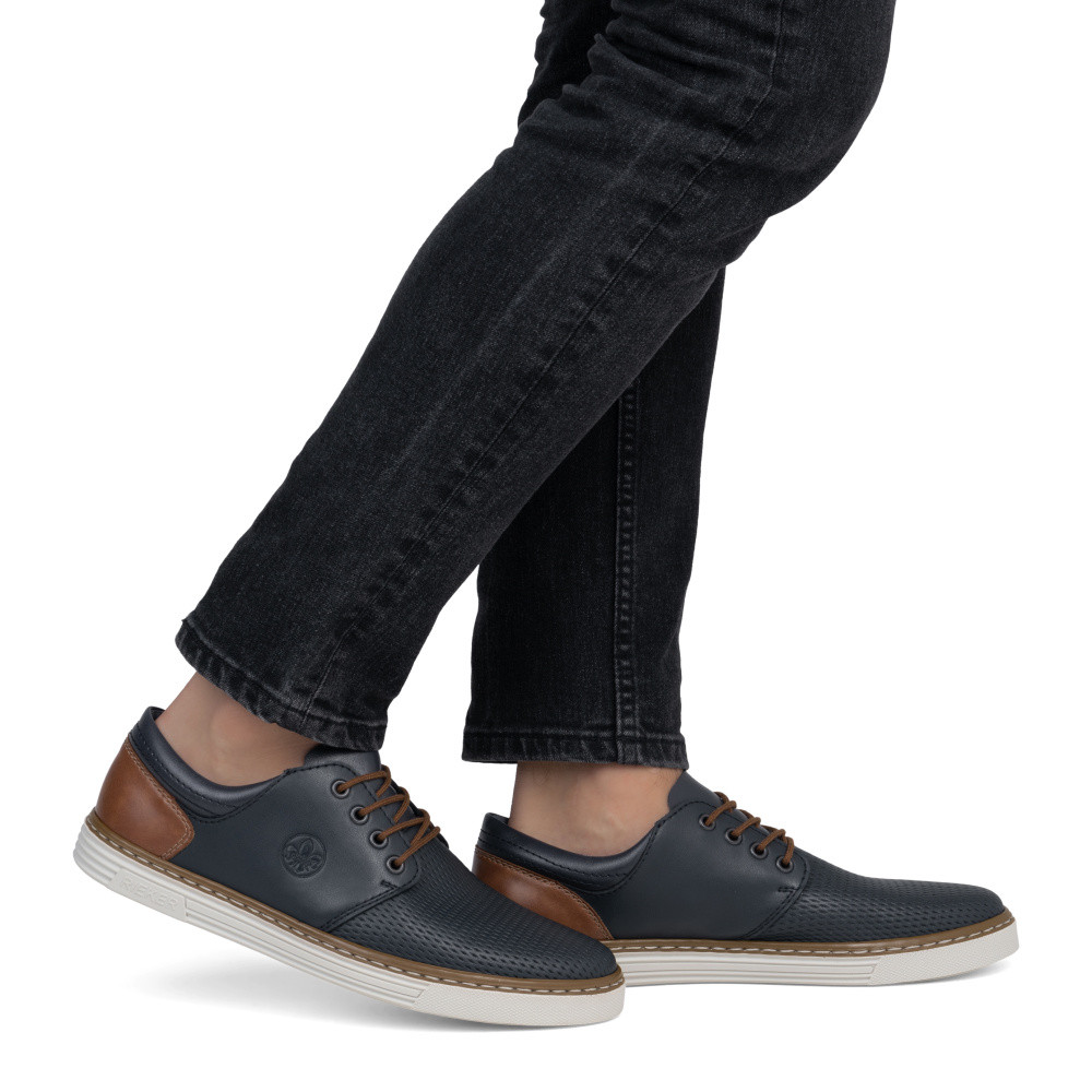 detail Pánské polobotky RIEKER B4905-14 modrá S5