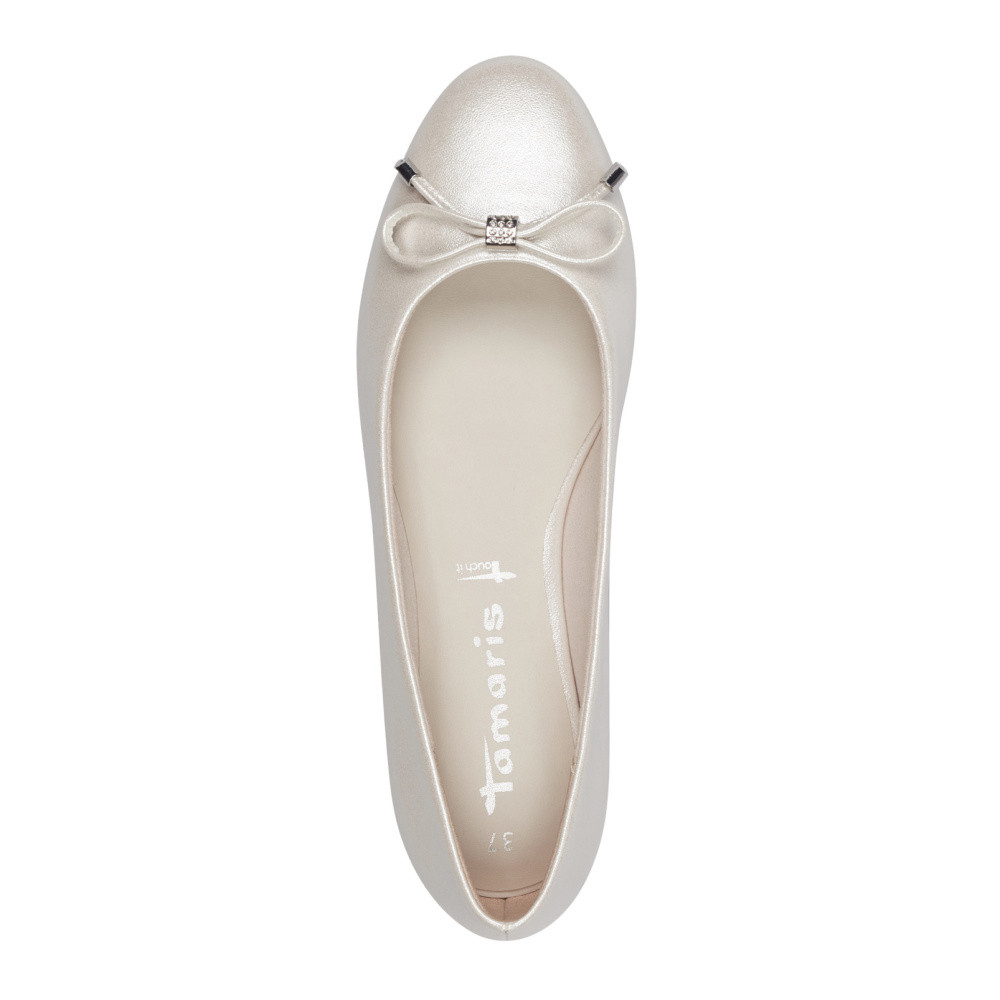 detail Dámské baleríny TAMARIS 22105-44-229 stříbrná S5