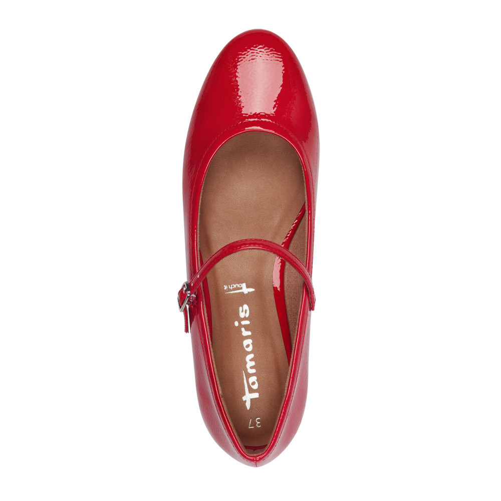 detail Dámské baleríny TAMARIS 22122-42-524 červená S5