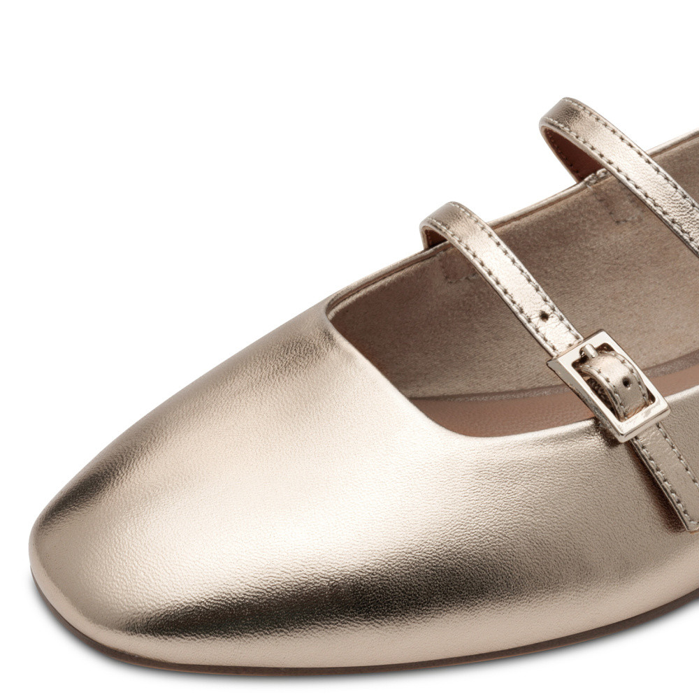 detail Dámské baleríny TAMARIS 22142-44-900 zlatá S5