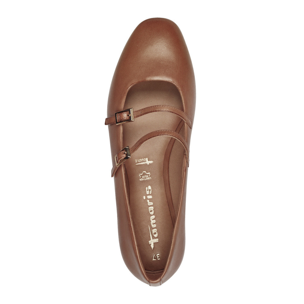 detail Dámské baleríny TAMARIS 22142-44-305 hnědá S5