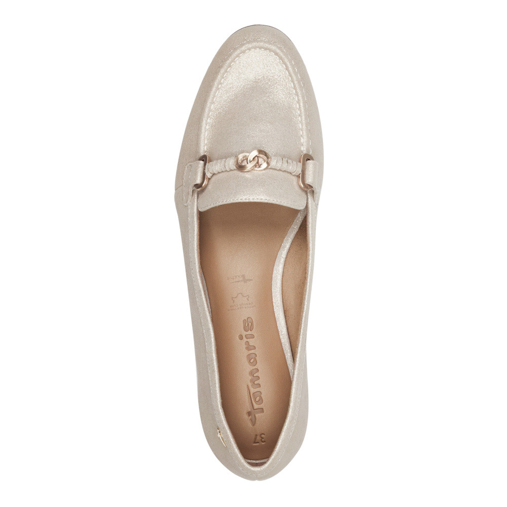 detail Dámské mokasíny TAMARIS 24240-44-179 zlatá S5