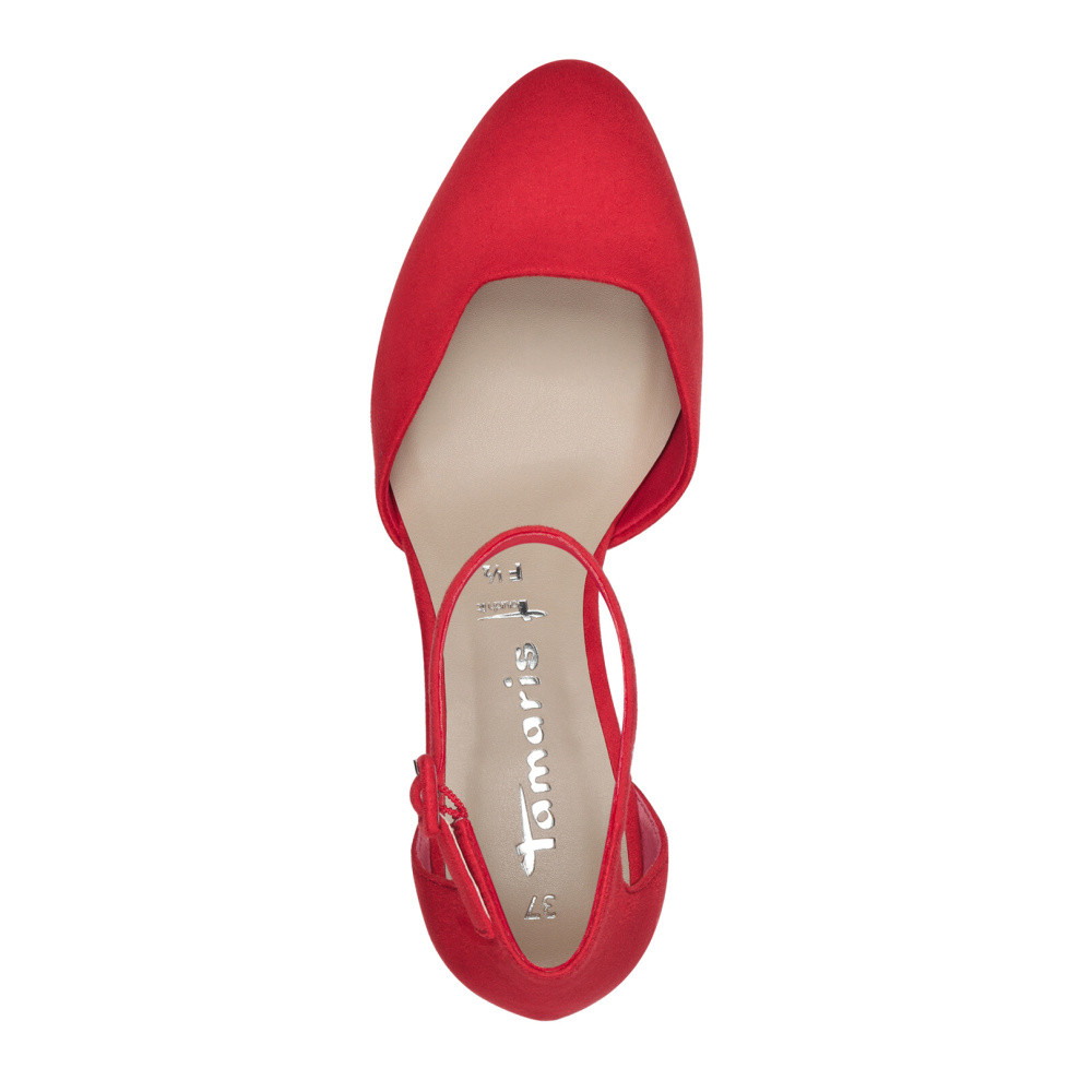 detail Dámské lodičky TAMARIS 24412-41-500 červená S5
