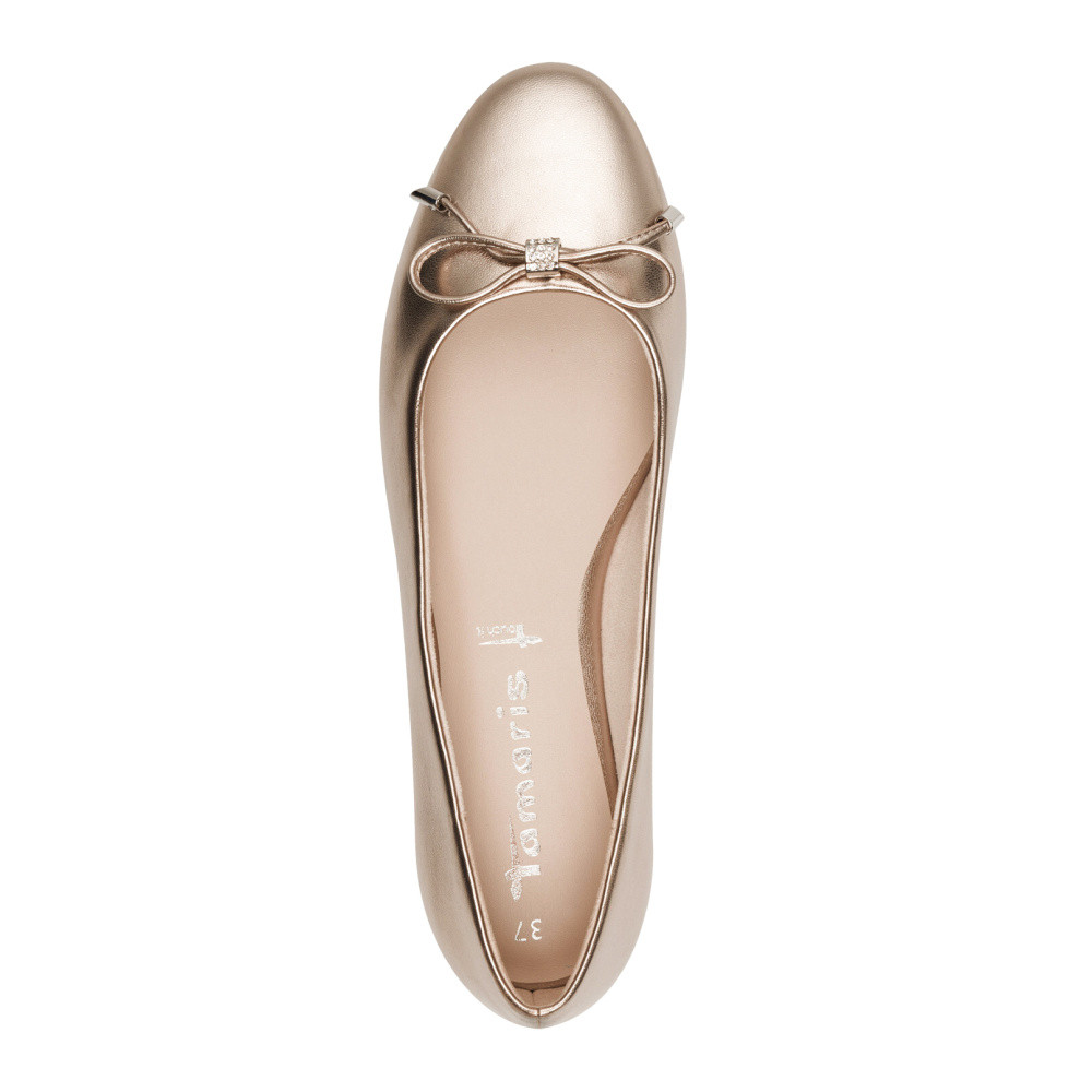 detail Dámské baleríny TAMARIS 22105-44-933 zlatá S5