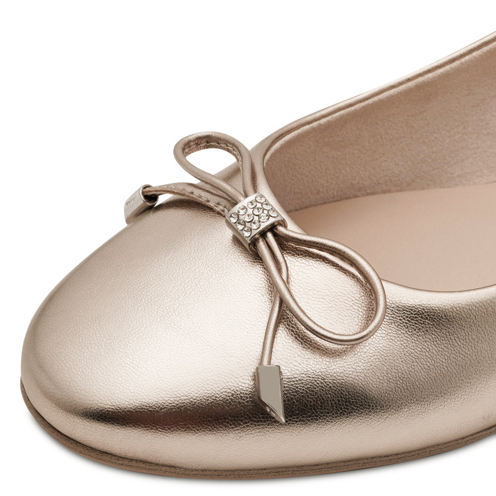 detail Dámské baleríny TAMARIS 22105-44-933 zlatá S5
