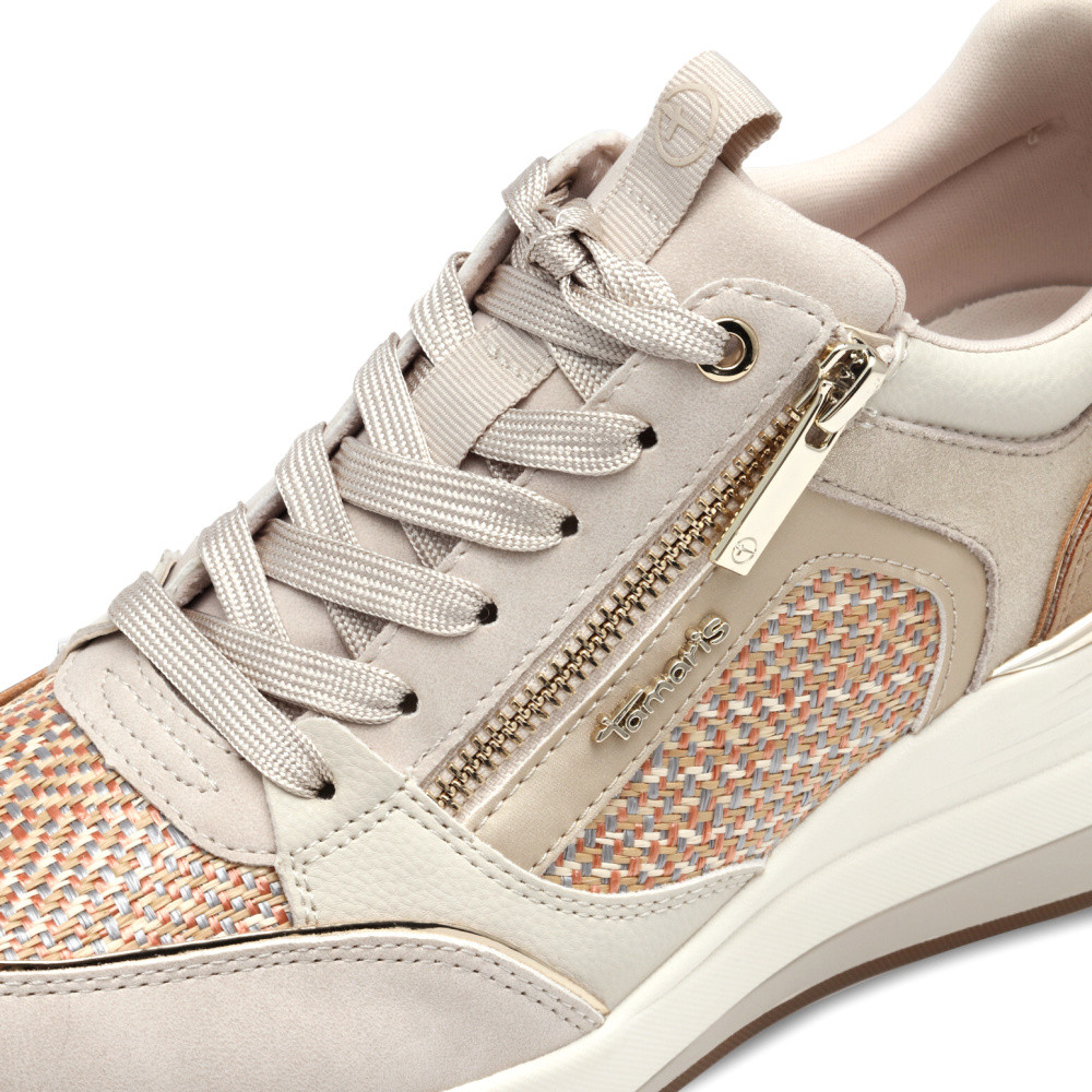detail Dámské tenisky TAMARIS 23703-41-454 béžová S5