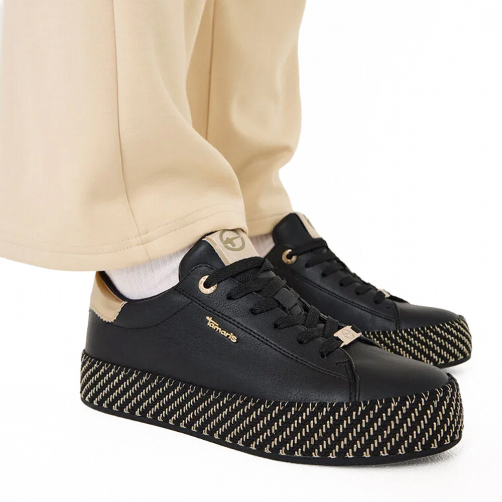 detail Dámské tenisky TAMARIS 23713-42-048 černá S6