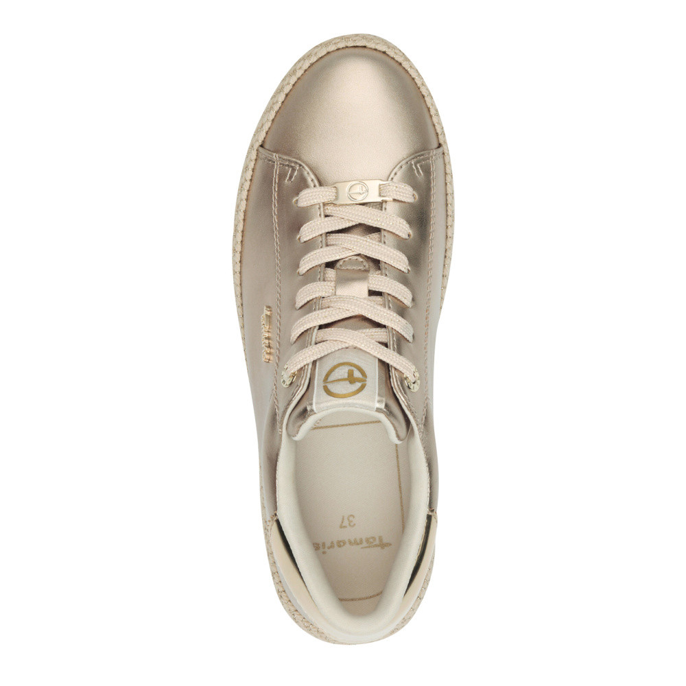 detail Dámské tenisky TAMARIS 23713-42-940 zlatá S5