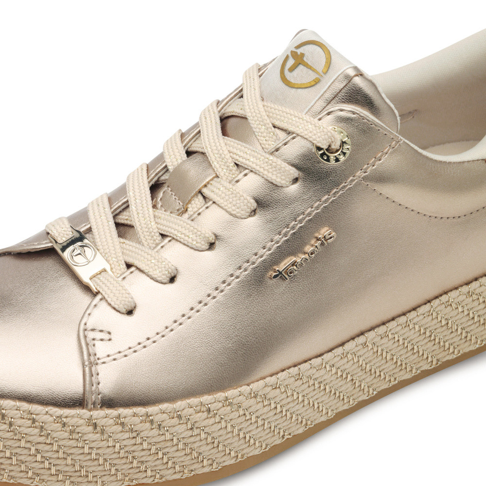 detail Dámské tenisky TAMARIS 23713-42-940 zlatá S5