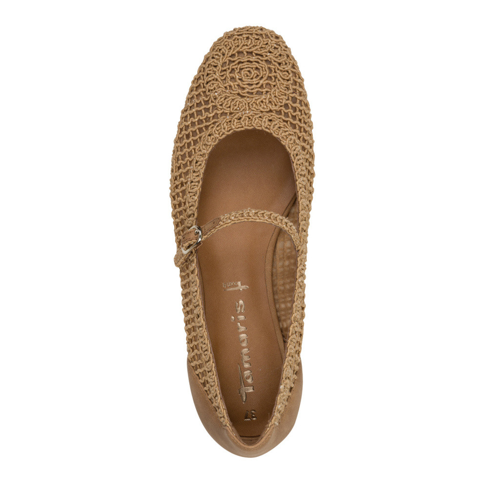 detail Dámské baleríny TAMARIS 22149-44-435 béžová S5
