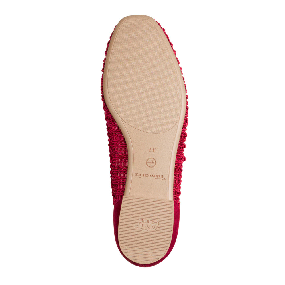 detail Dámské baleríny TAMARIS 22149-44-500 červená S5