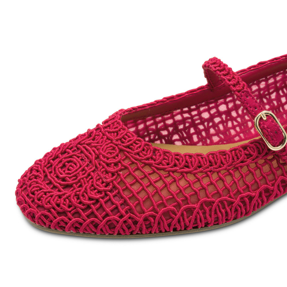 detail Dámské baleríny TAMARIS 22149-44-500 červená S5