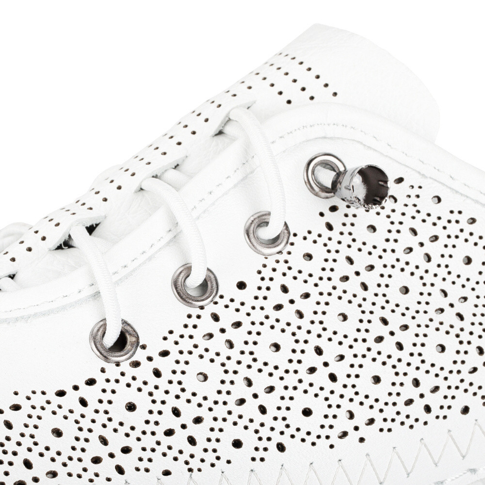 detail Dámské polobotky IBERIUS 032-1654-4 bílá S5