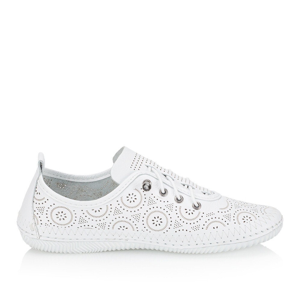 detail Dámské polobotky IBERIUS 032-654-5 bílá S5