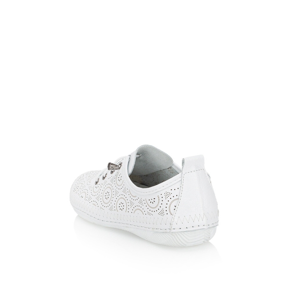 detail Dámské polobotky IBERIUS 032-654-5 bílá S5