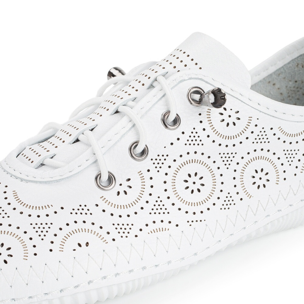 detail Dámské polobotky IBERIUS 032-654-5 bílá S5