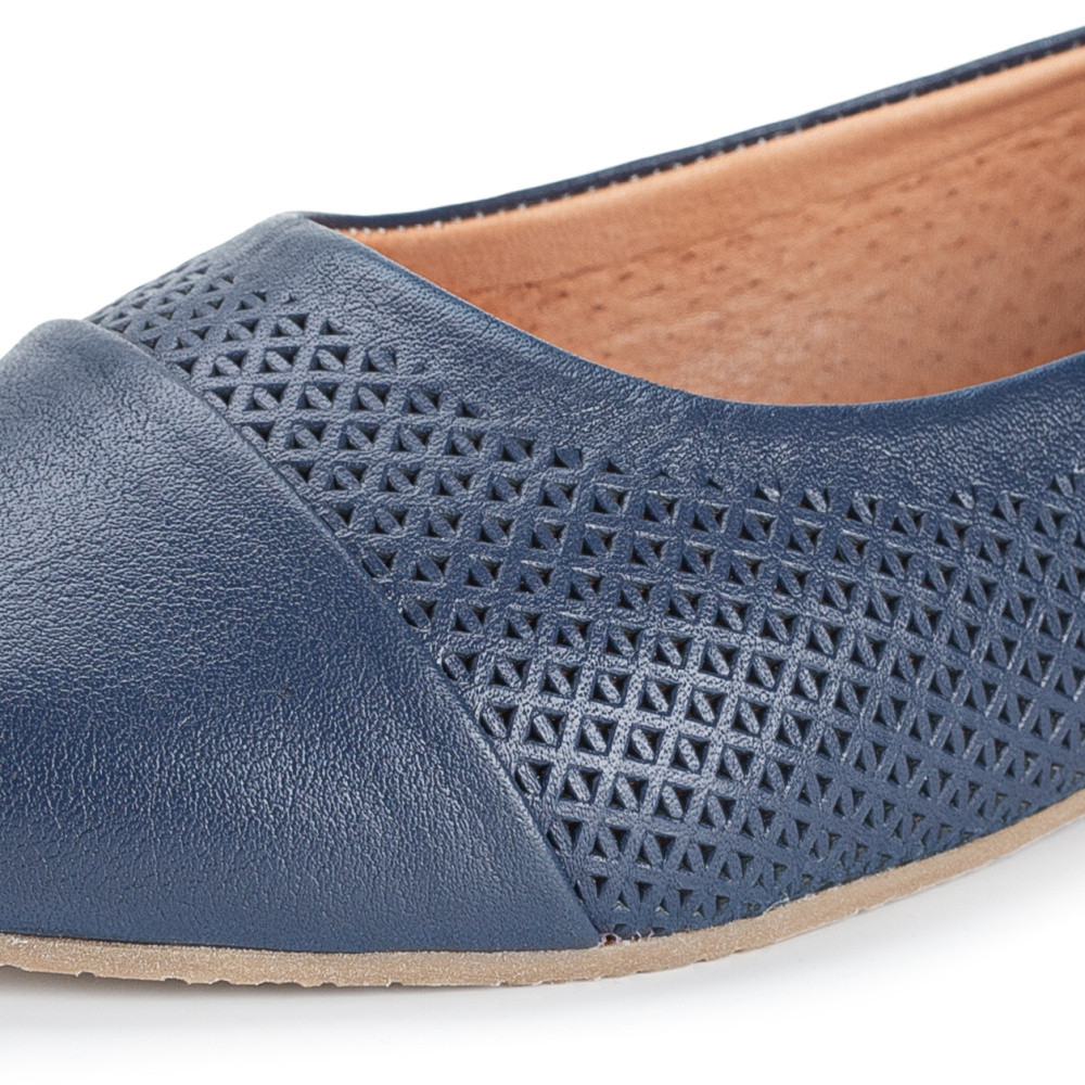 detail Dámské baleríny IBERIUS 074-LB-S-1123 modrá S5