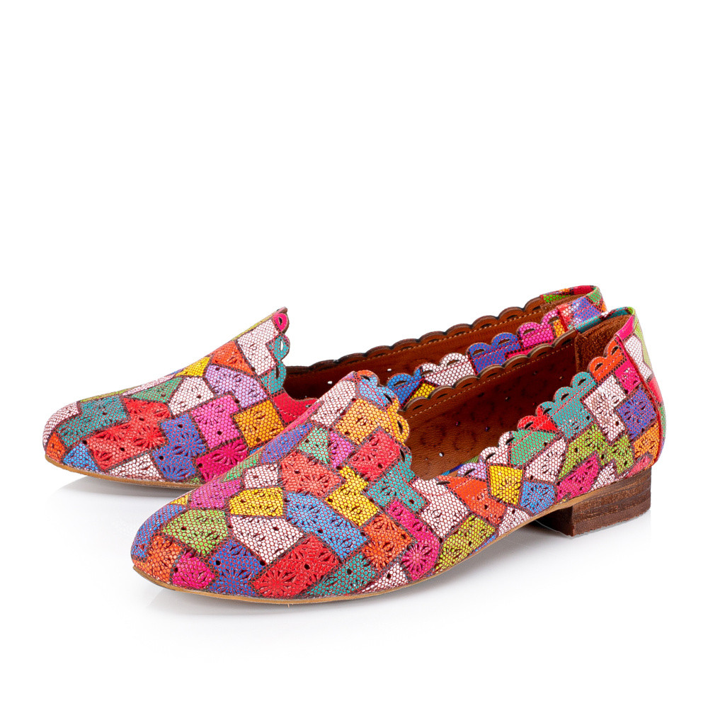 detail Dámské mokasíny IBERIUS 182-704 40 modrá S5