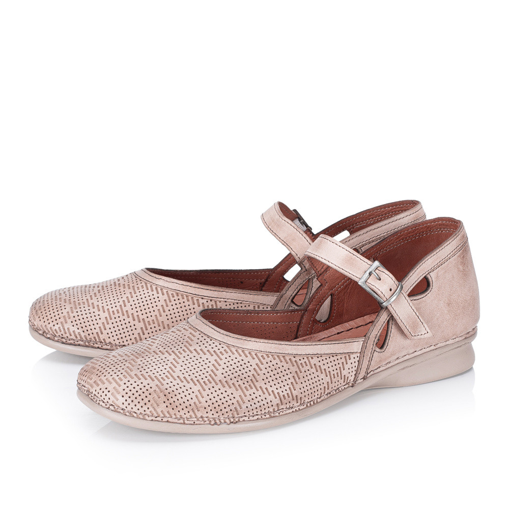 detail Dámské baleríny IBERIUS 5607-480 béžová S5