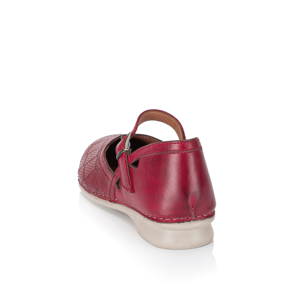 detail Dámské baleríny IBERIUS 5607-497 červená S5