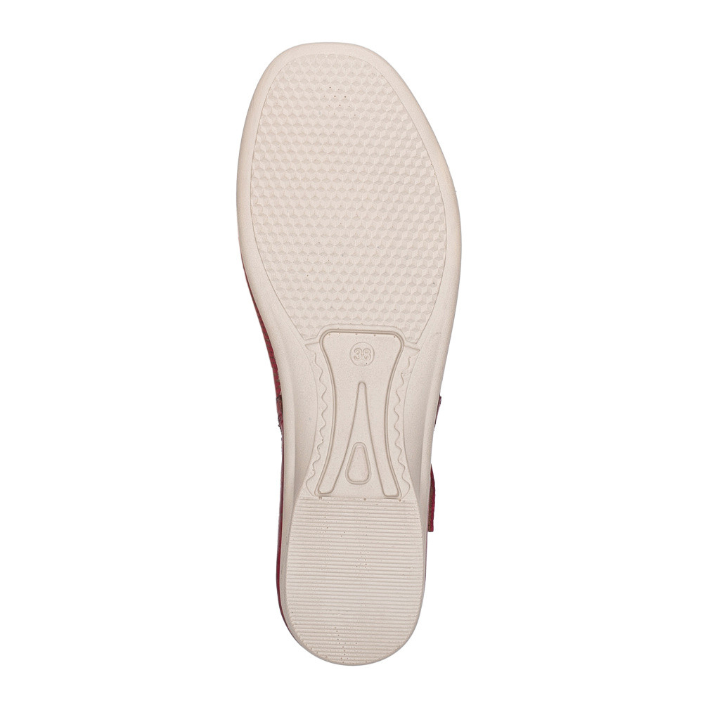 detail Dámské baleríny IBERIUS 5607-497 červená S5