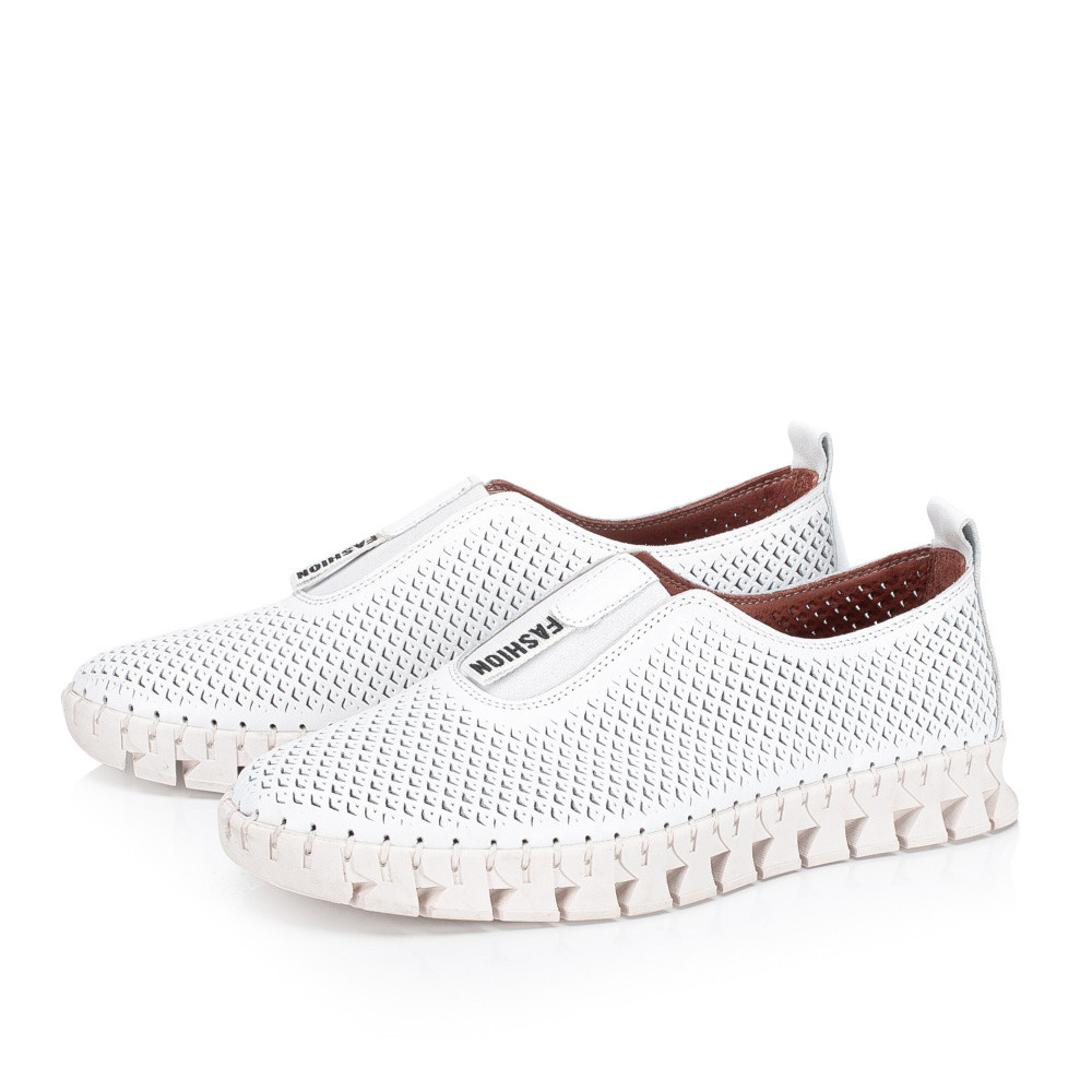 detail Dámské mokasíny IBERIUS P420-2002-619 bílá S5