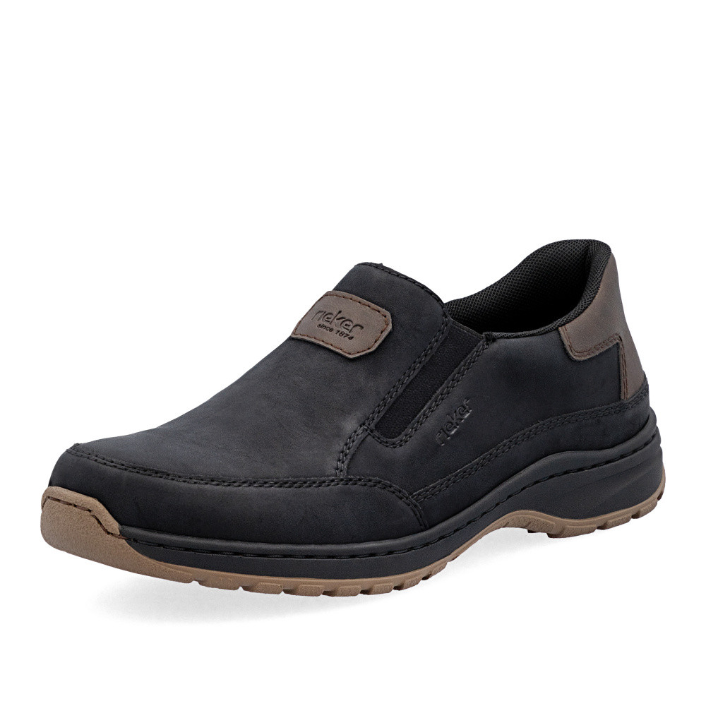Rieker 03365 Mocassino Uomo - Comodo, Larghezza Extra, Colore Marrone, Primavera/Estate