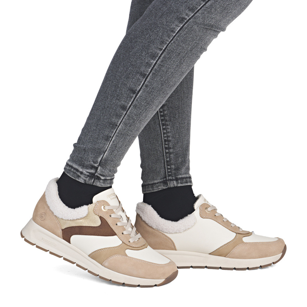 detail Dámske tenisky REMONTE D2G07-60 béžová W5