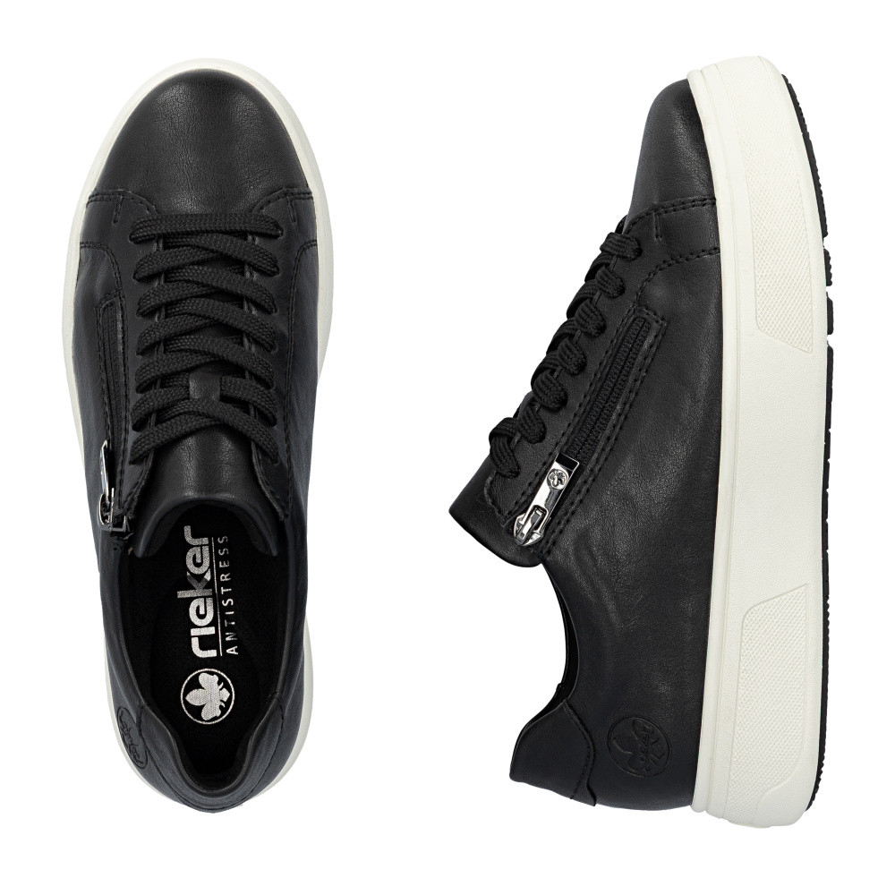 detail Dámske tenisky RIEKER M7701-00 čierna W5