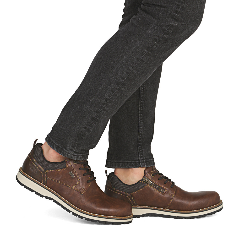 detail Pánské polobotky RIEKER 38406-24 hnědá W5