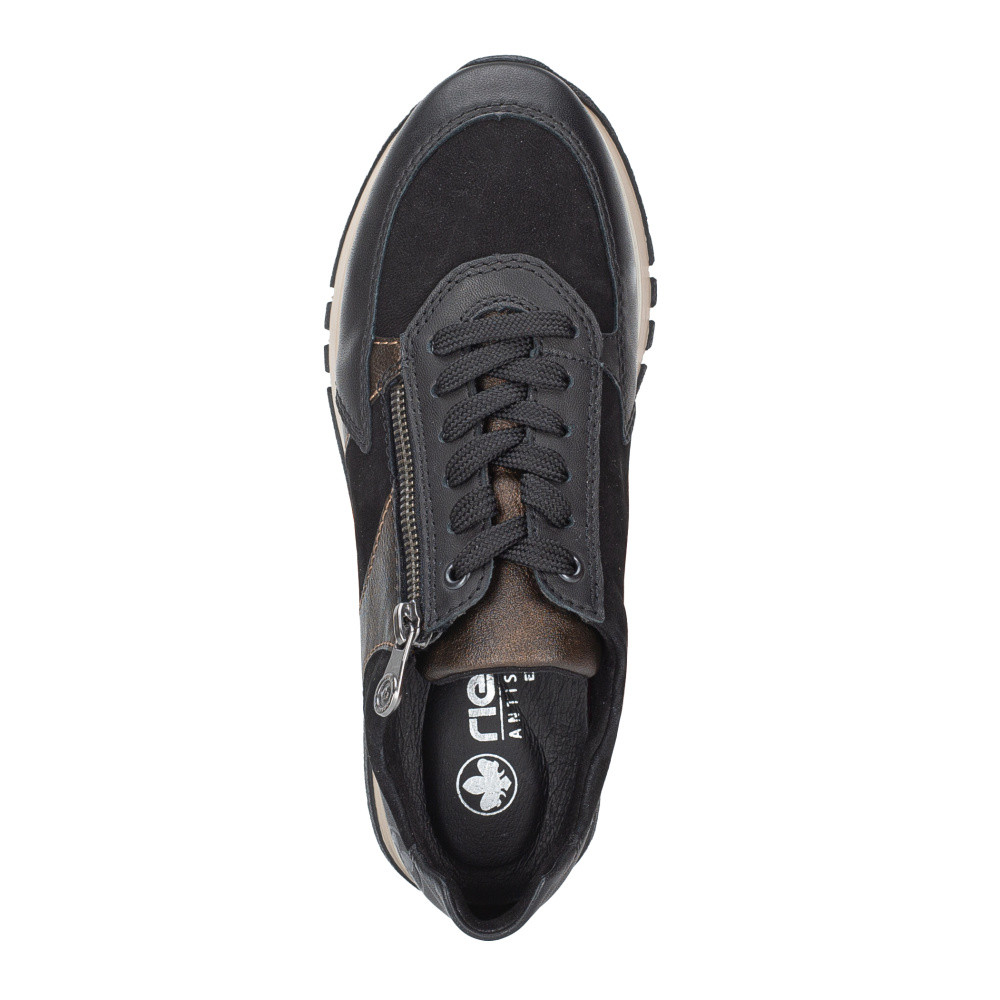 detail Dámske tenisky RIEKER 49010-00 čierna W5