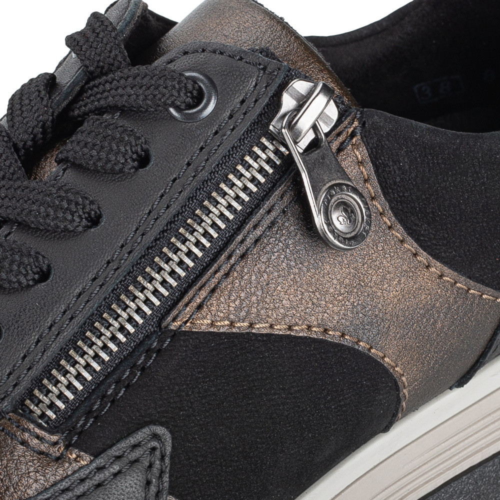 detail Dámske tenisky RIEKER 49010-00 čierna W5