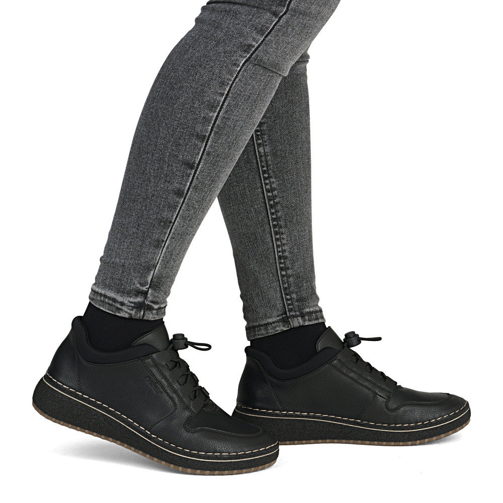 detail Dámské tenisky RIEKER 50959-00 černá W5