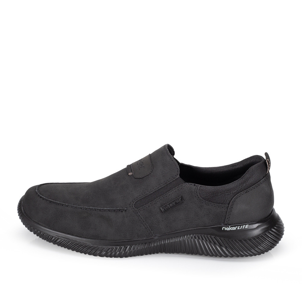 detail Pánské mokasíny RIEKER B7451-00 černá W5