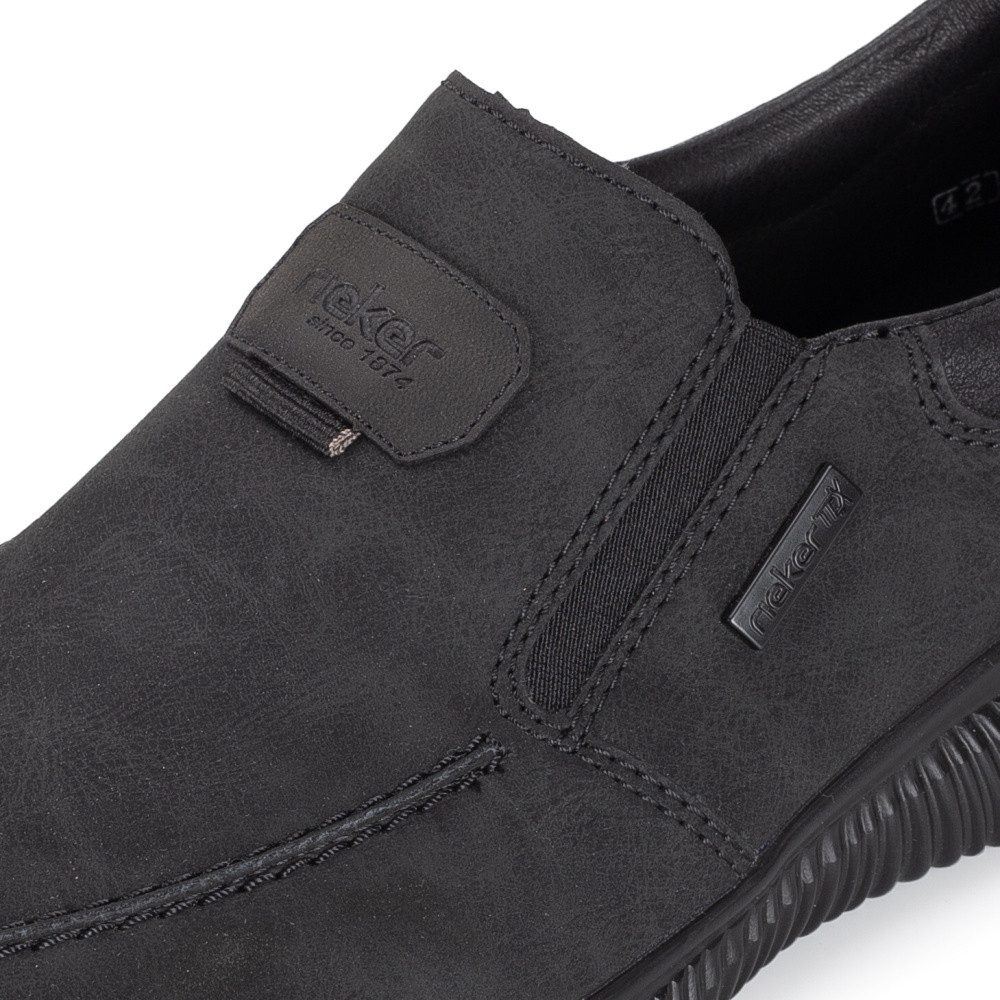 detail Pánské mokasíny RIEKER B7451-00 černá W5