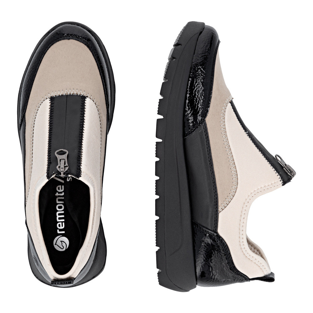 detail Dámské polobotky REMONTE D2V01-60 béžová W5